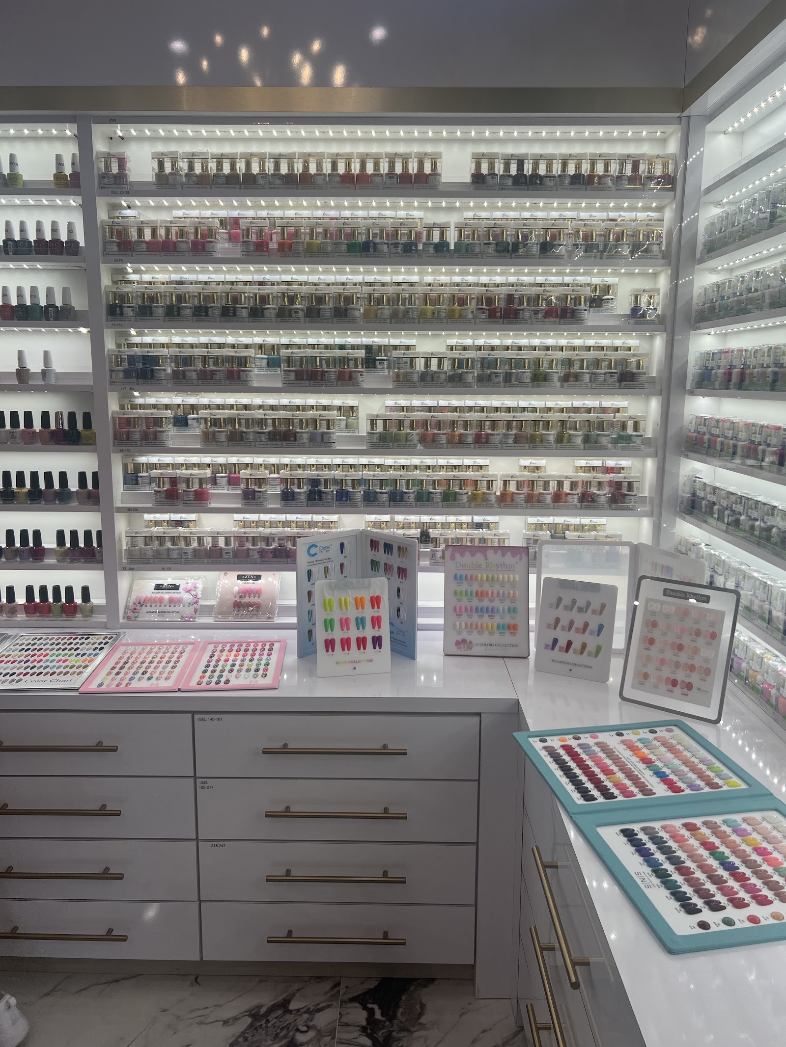 Unique Nails Spa nail work in Austin, Texas